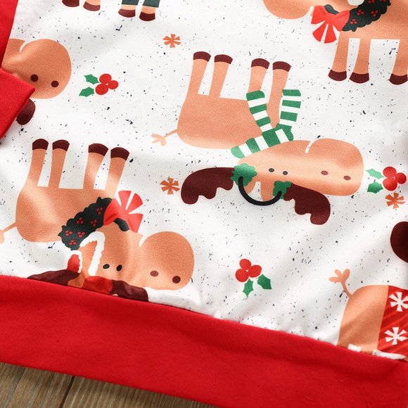 NEW Boy's Reindeer Moose Christmas 2 Piece Outfit - Picture 3 of 3